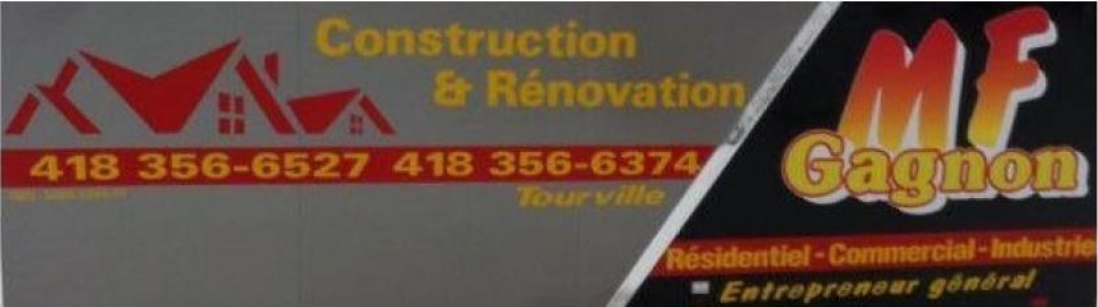 MF Gagnon Construction, Rénovation, Toiture Tourville Logo